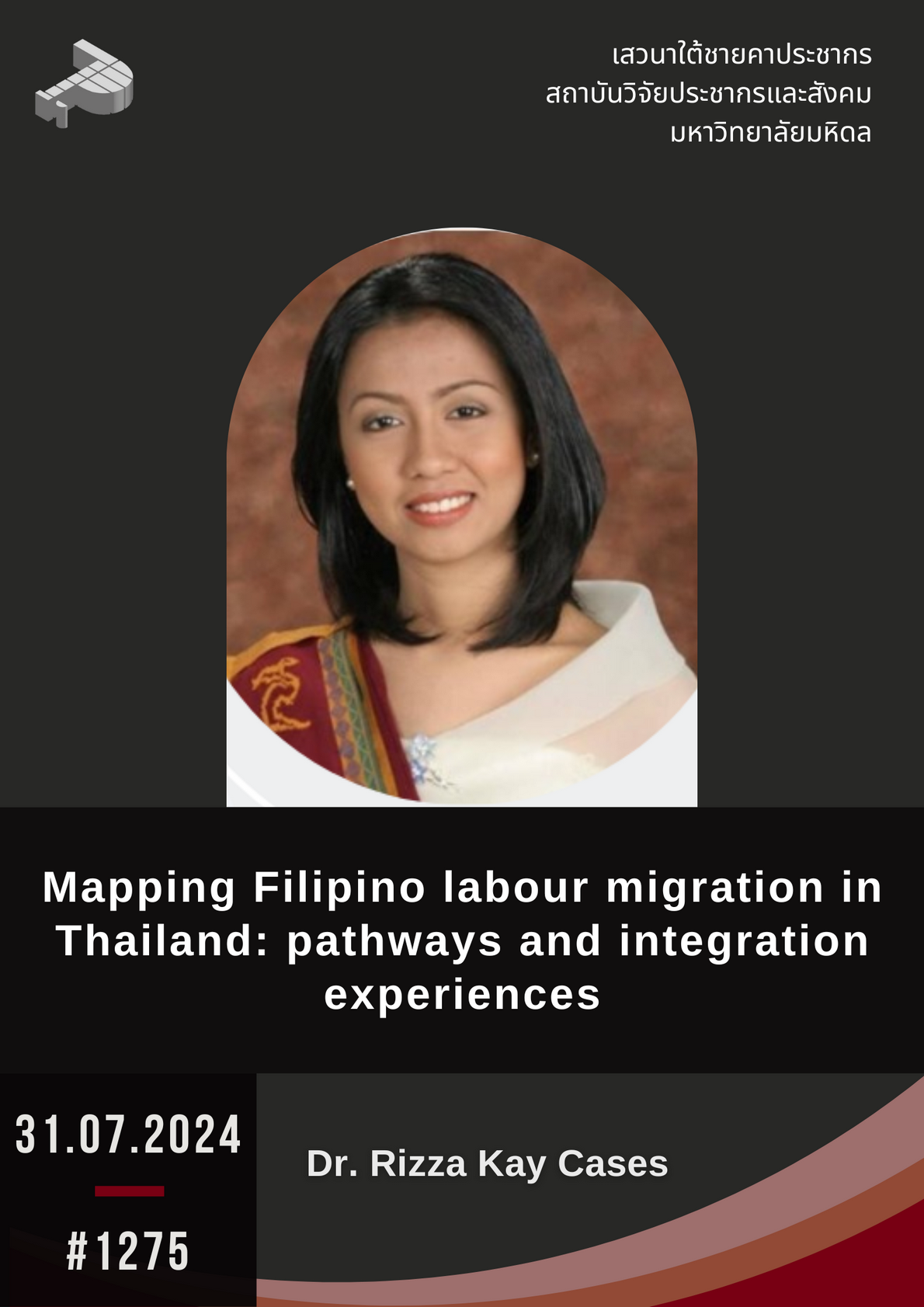 Mapping Filipino labour migration in Thailand: pathways and integration experiences